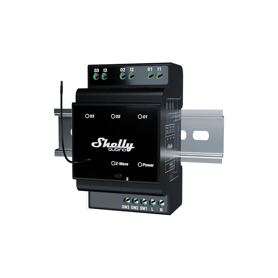 shelly-wave-pro-3-anz-z-wave-3-kanal-hutschienen-schalter-mit-trockenkontakten image 1