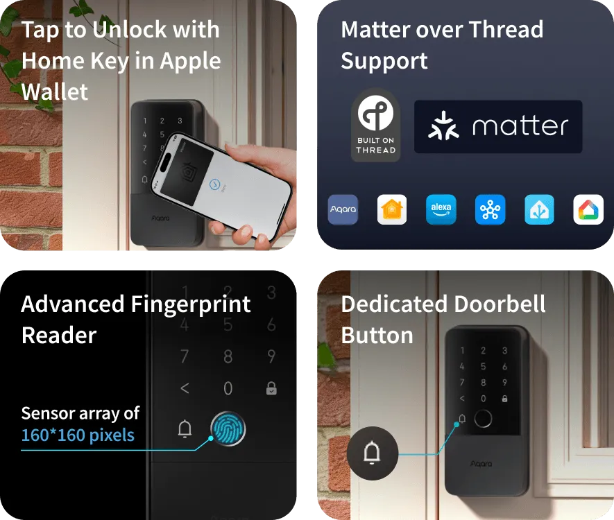 aqara-smart-rim-lock-u500-aufschloss image 1