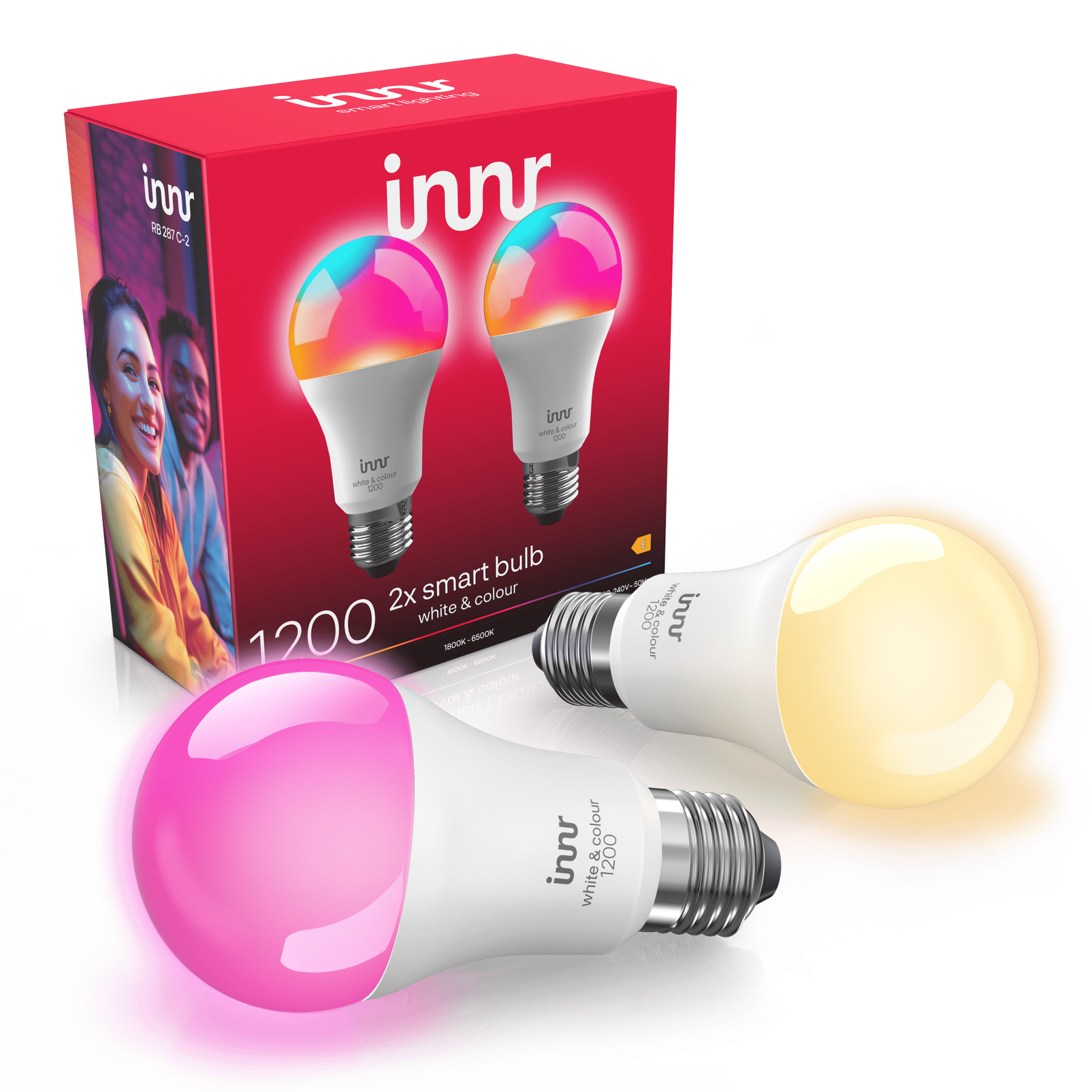 innr-smart-bulb-colour-e27-1200lm-16-mio-farben-wei image 1