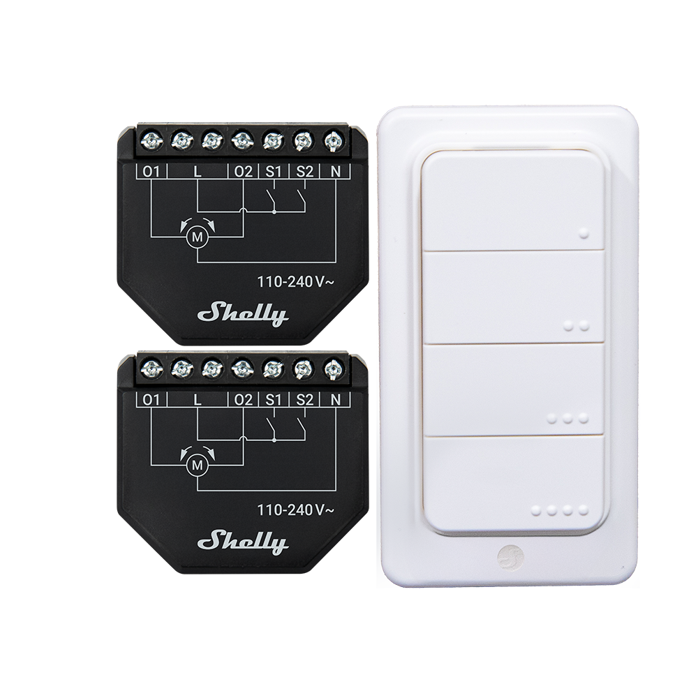 shelly-shutter-x2-blu-rc-button-4-pack-doppel-rollladen-set-mit-4-tastern image 2