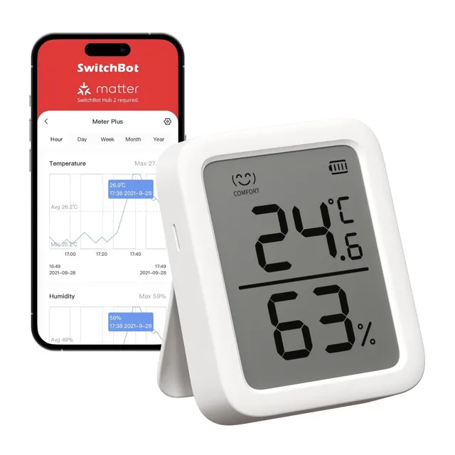 switchbot-meter-plus-thermo-hygrometer image 1