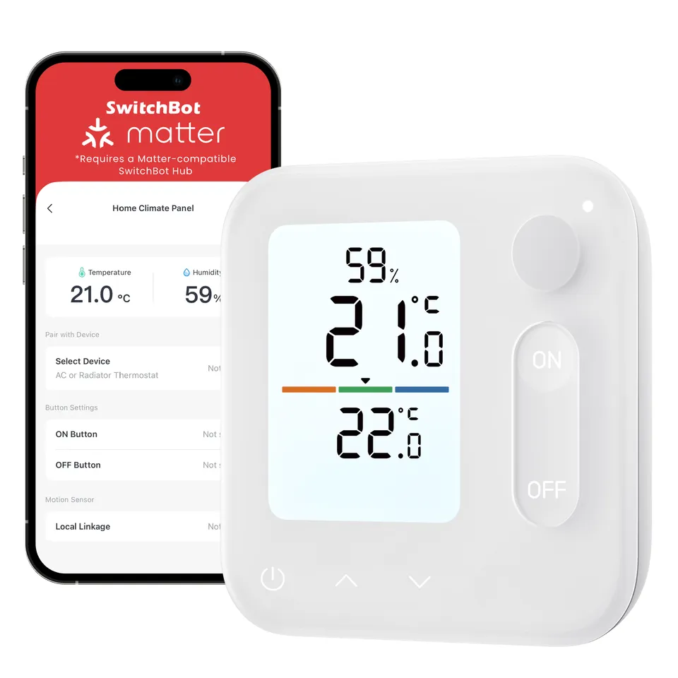 switchbot-home-climate-panel-4-in-1-thermostat-display-mit-feuchte-und-bewegungs image 1