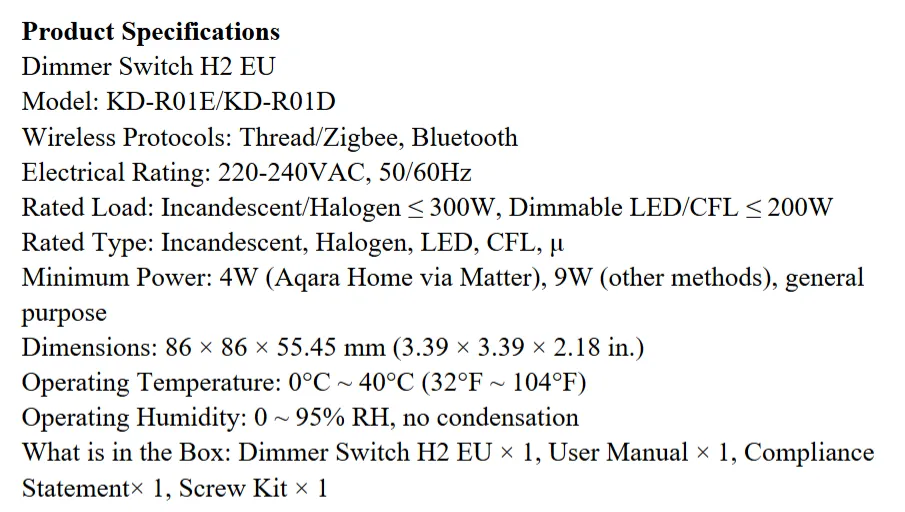 aqara-dimmer-switch-h2-eu-smart-wanddimmer-f-r-lichtsteuerung-h-series-2 image 1