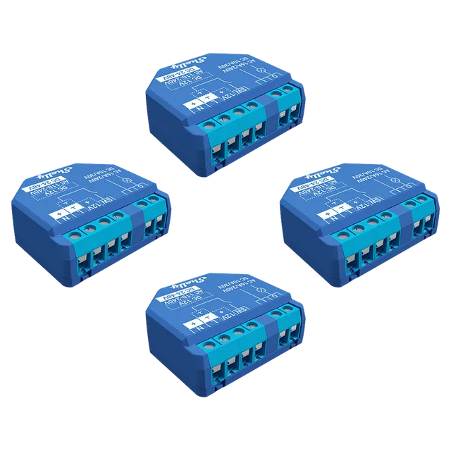 shelly-plus-1-4er-pack-wlan-bluetooth-schaltaktor-set image 1