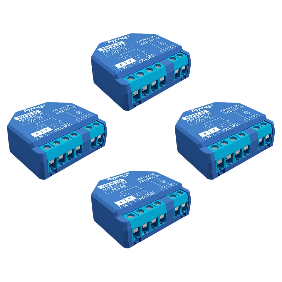 shelly-plus-1-4er-pack-wlan-bluetooth-schaltaktor-set image 1