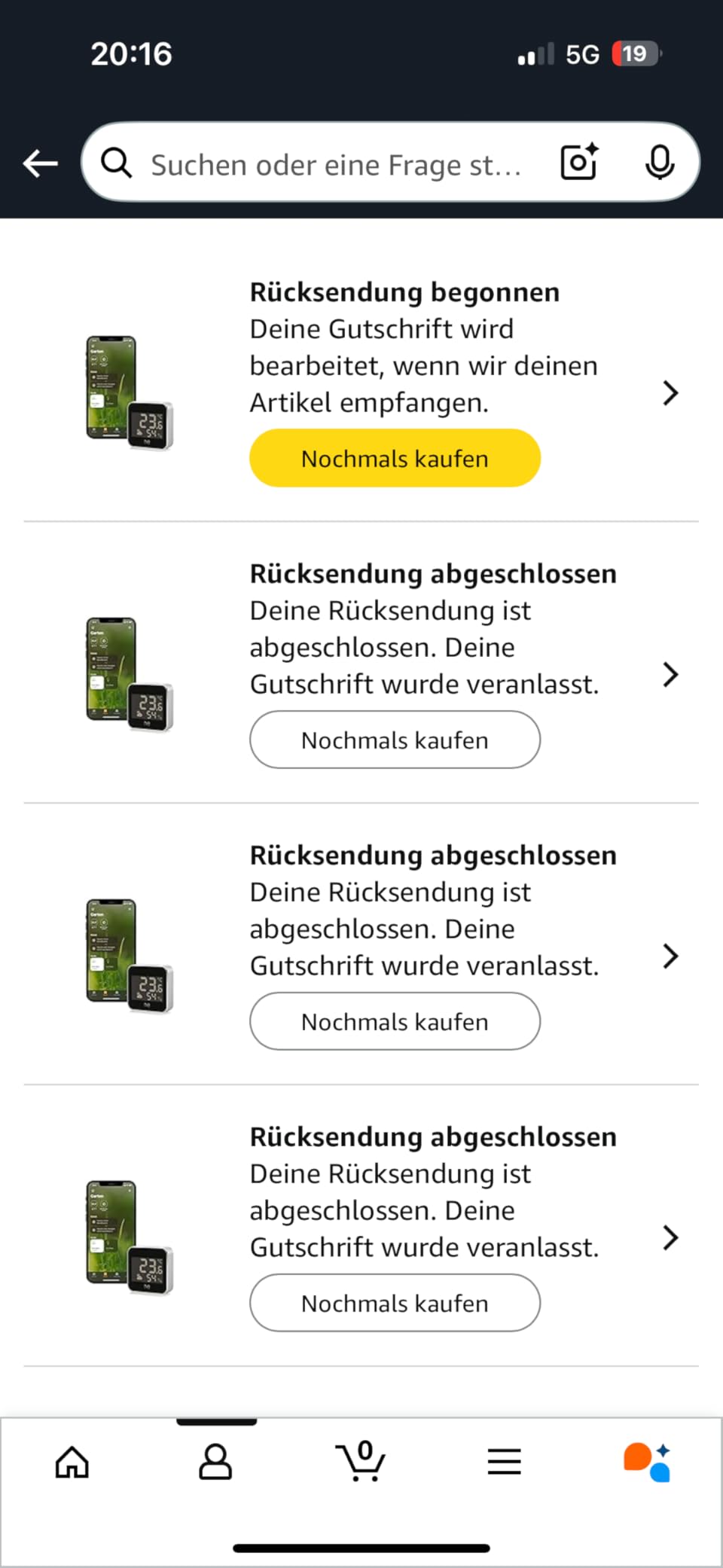 Thread-Pflicht überrascht