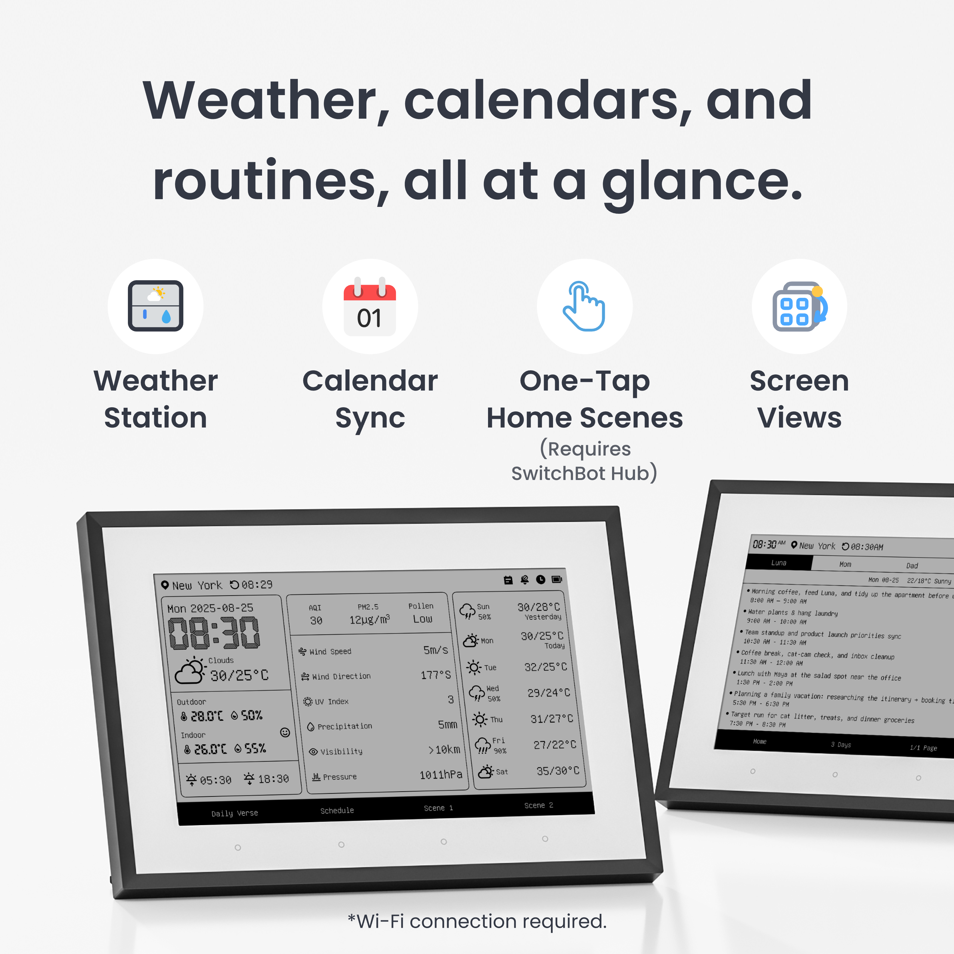 switchbot-e-ink-home-dashboard-7-5-zoll-wetterstation-hub-bundle image 3