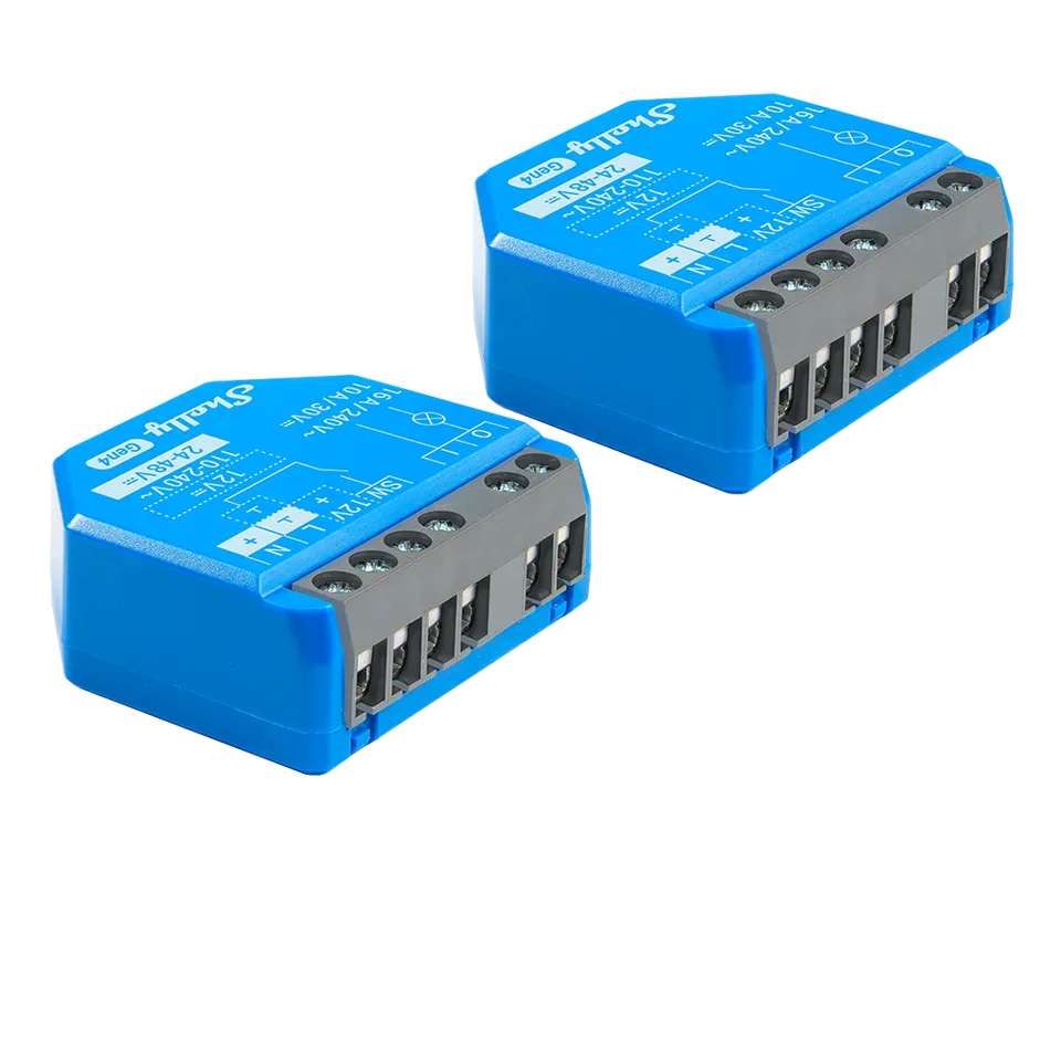 shelly-1-gen4-smart-relais-schalter-wlan-zigbee-matter-potentialfrei-2er-pack image 1