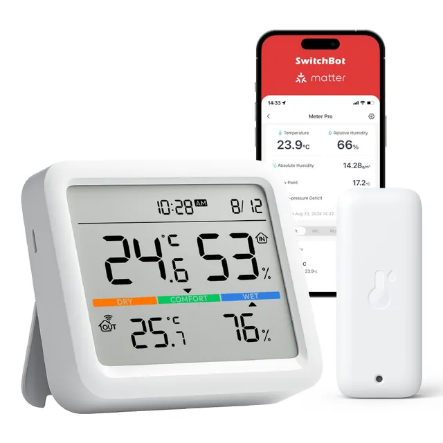 switchbot-meter-pro-matter-combo-raumklima-monitor-mit-12h-wetterprognose image 1