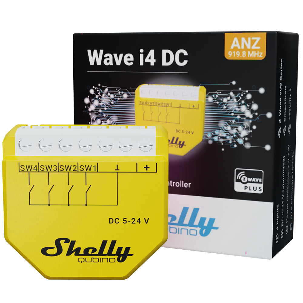 shelly-wave-i4-dc-anz-z-wave-4-fach-digitaleingangs-controller-szenen-aktivator image 3