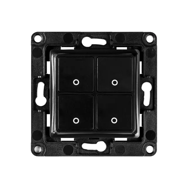 shelly-wall-switch-mit-4-tasten-schwarz-wandschalter-aufsatz-f-r-smart-relays image 1