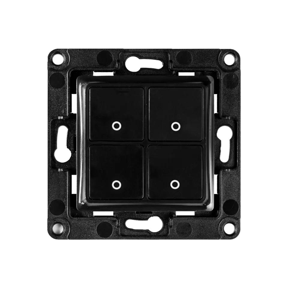 shelly-wall-switch-mit-4-tasten-schwarz-wandschalter-aufsatz-f-r-smart-relays image 1