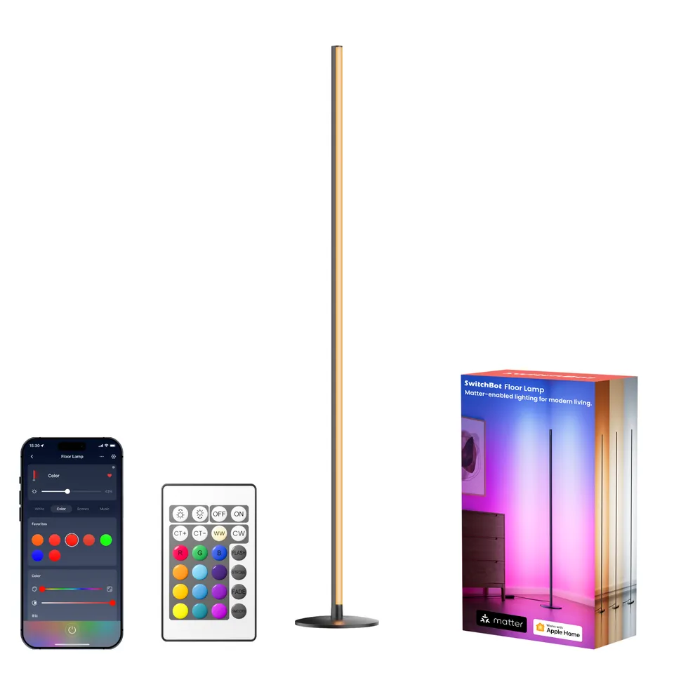switchbot-floor-lamp-matter-stehlampe-rgb-cct-1200lm image 1