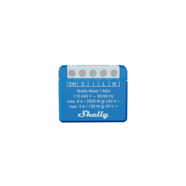shelly-wave-1-mini-lr-z-wave-schalter-1-kanal-8a-mit-potentialfreien-kontakten image 1