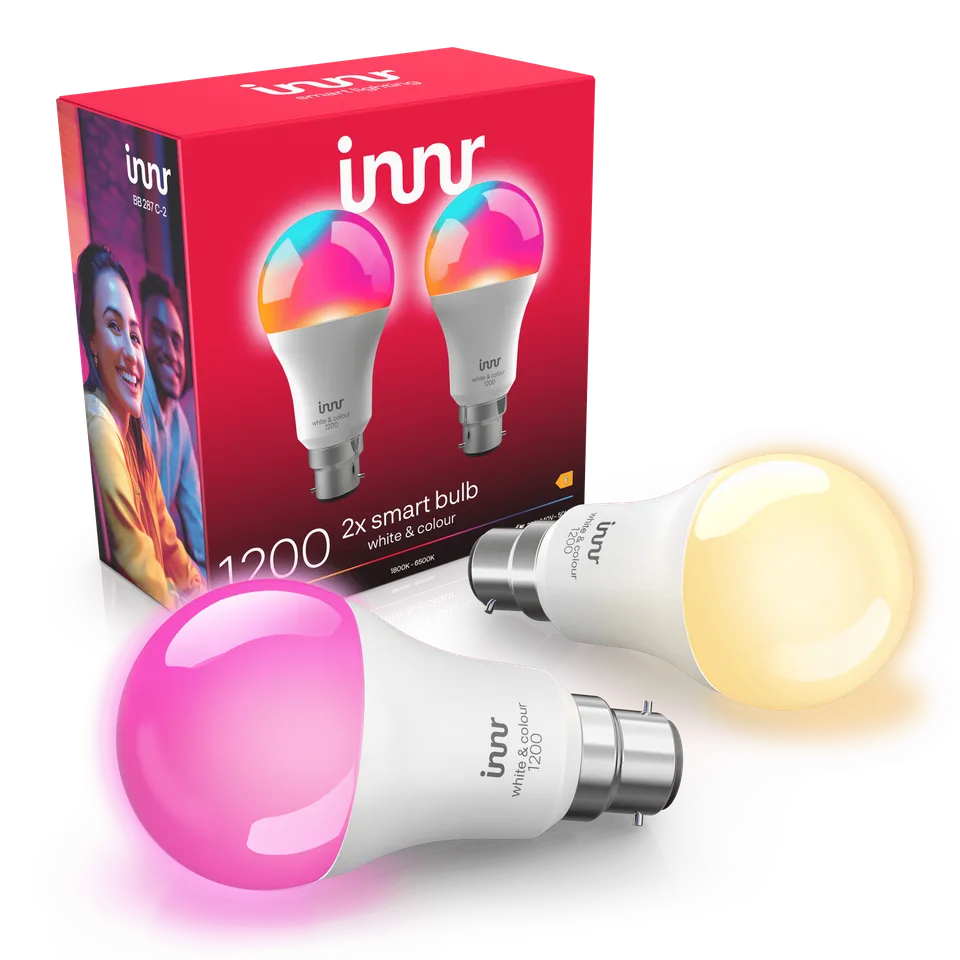 innr-smart-bulb-colour-b22-1200-lm-smart-bulb-2er-pack image 1