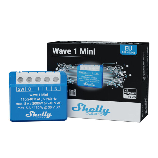 shelly-wave-1-mini-z-wave-smart-switch-1-kanal-8a-potenzialfrei image 2