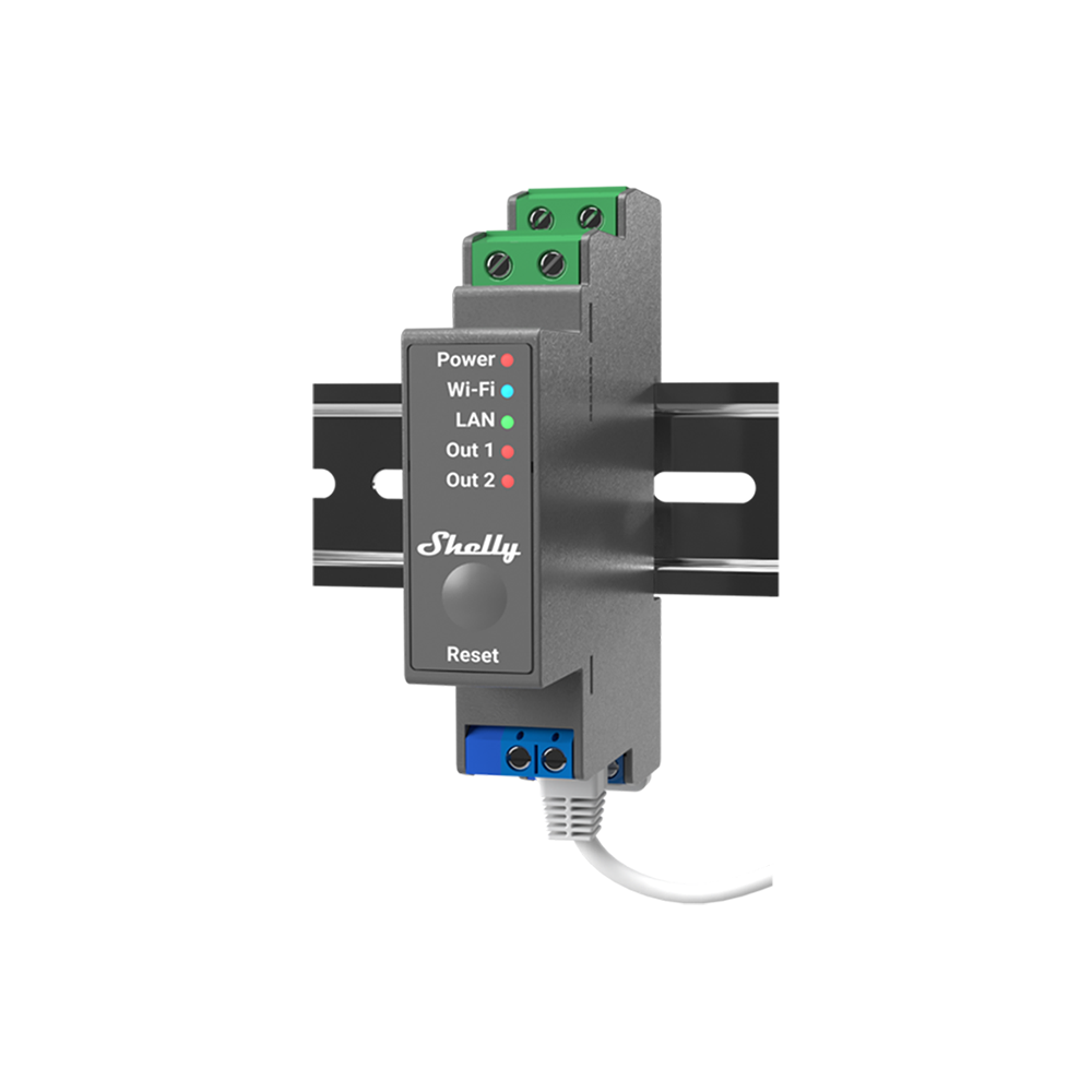shelly-pro-2-professioneller-2-kanal-hutschienen-schalter-mit-trockenkontakten image 1