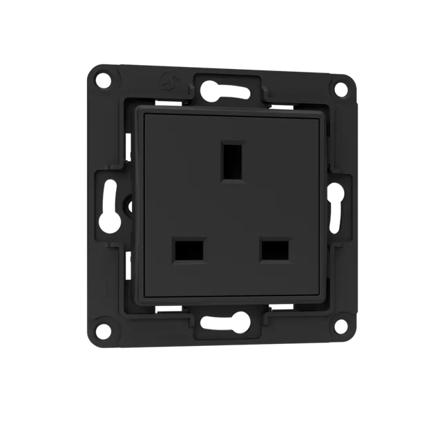 shelly-wall-socket-uk-black-wandsteckdose-uk-standard image 1