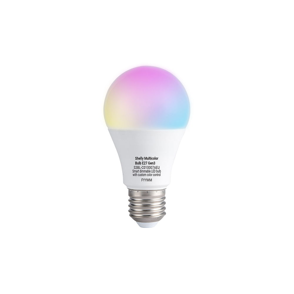shelly-multicolor-bulb-e27-gen3-rgbw-wlan-led-lampe image 1