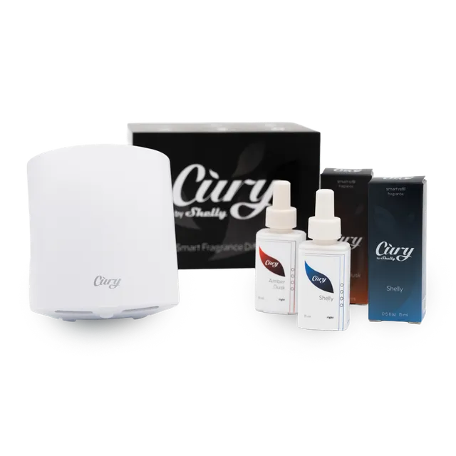 cury-by-shelly-smart-diffuser-amber-dusk-wlan-duftdiffusor-mit-m-ckenschutz image 1