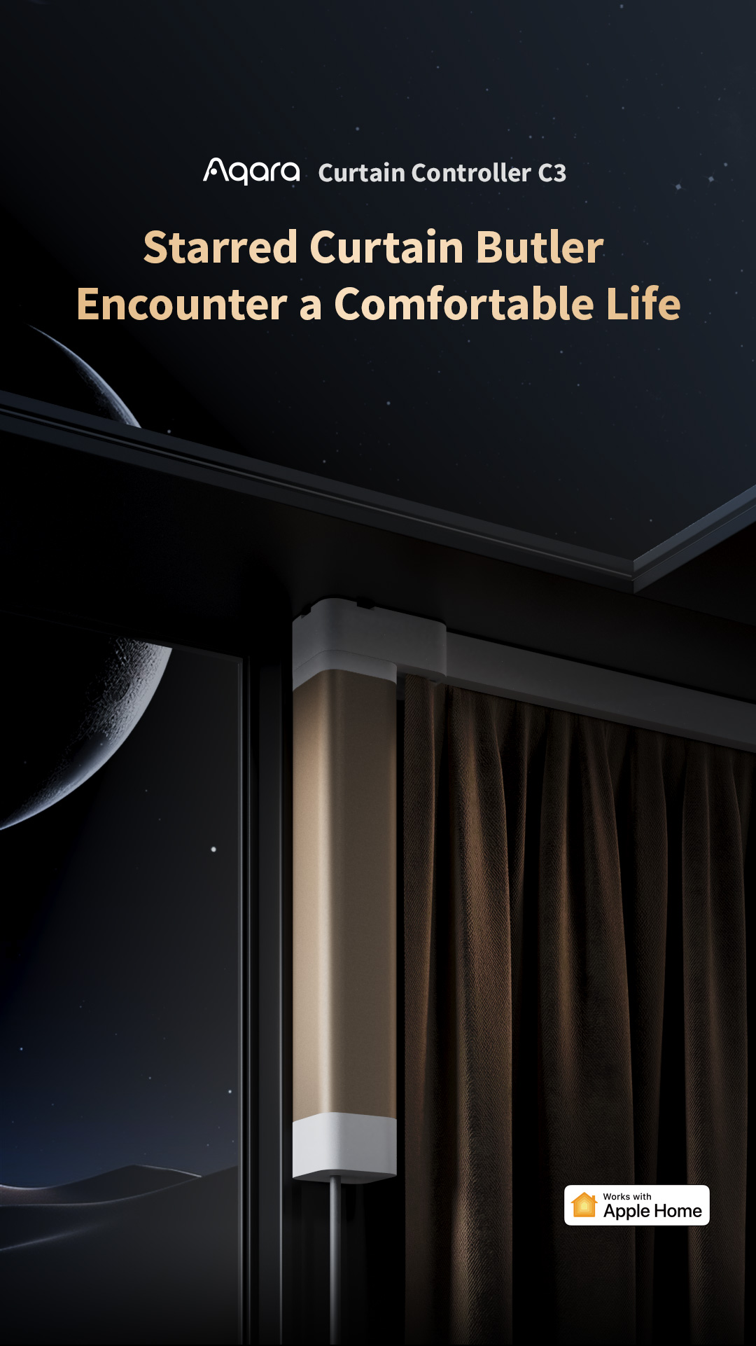 aqara-curtain-controller-c3-smarter-vorhangmotor image 1