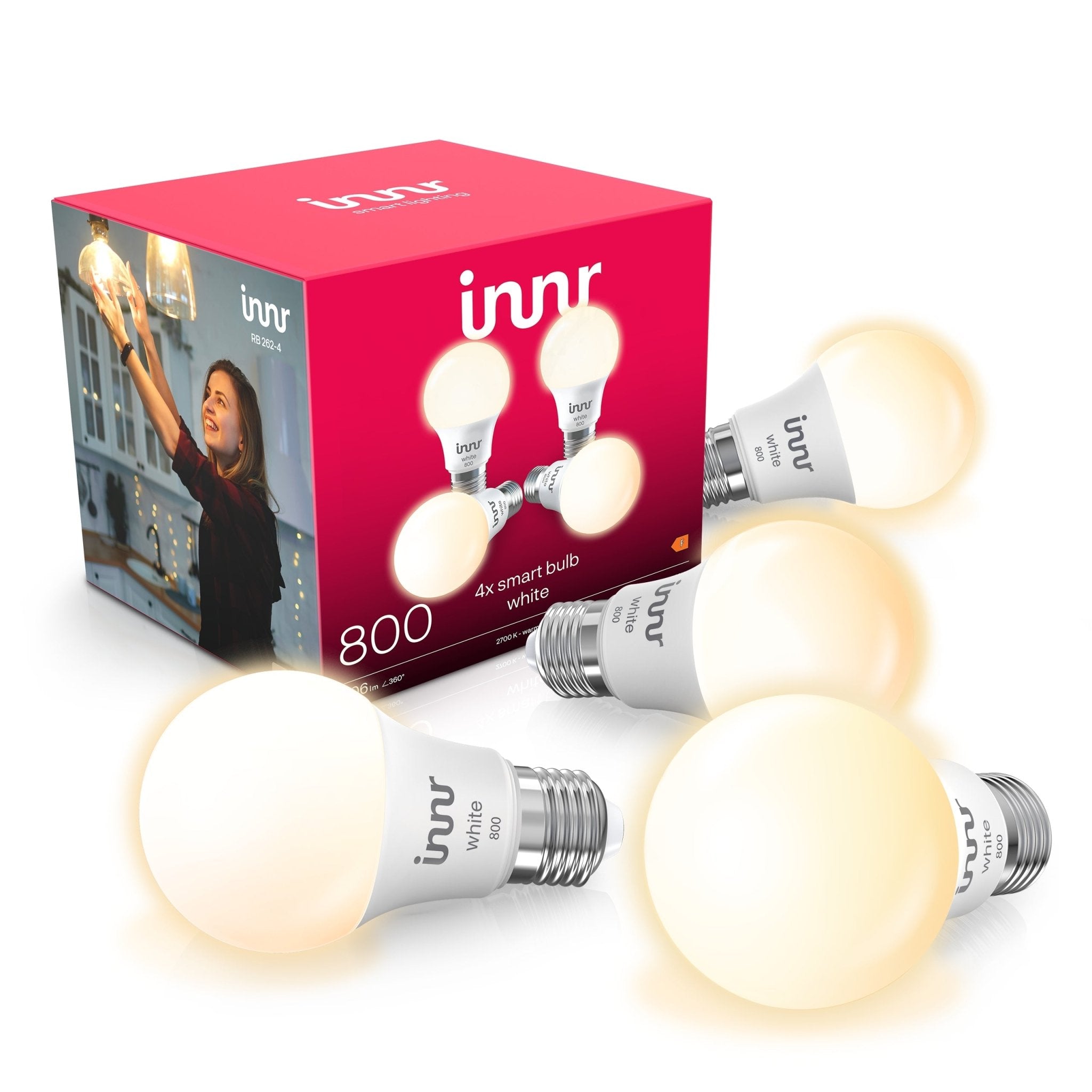 innr-smart-lampe-warmwei-e27-800lm-dimmbar image 2