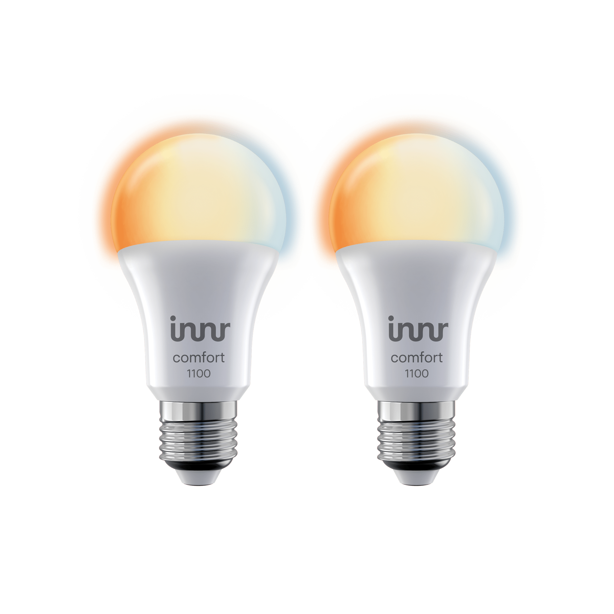 innr-smart-bulb-comfort-1100lm-e27-smarte-wei-lampe-e27-2er-pack image 2
