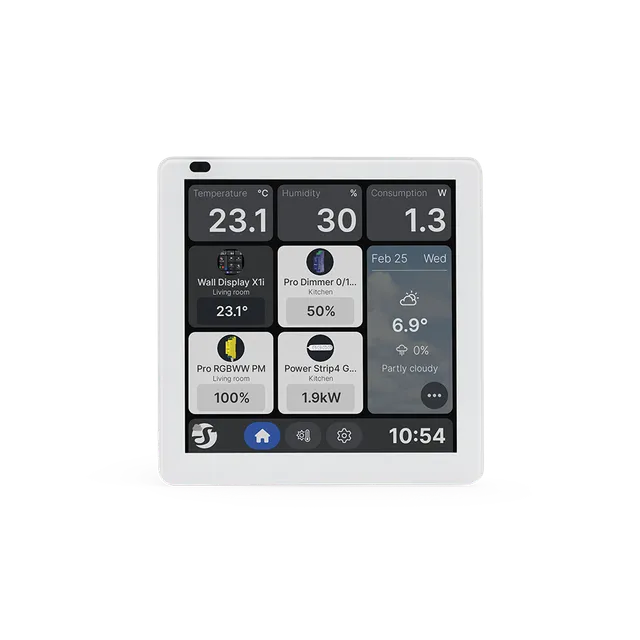 shelly-wall-display-x1i-silber-4-zoll-smart-home-touchpanel image 1