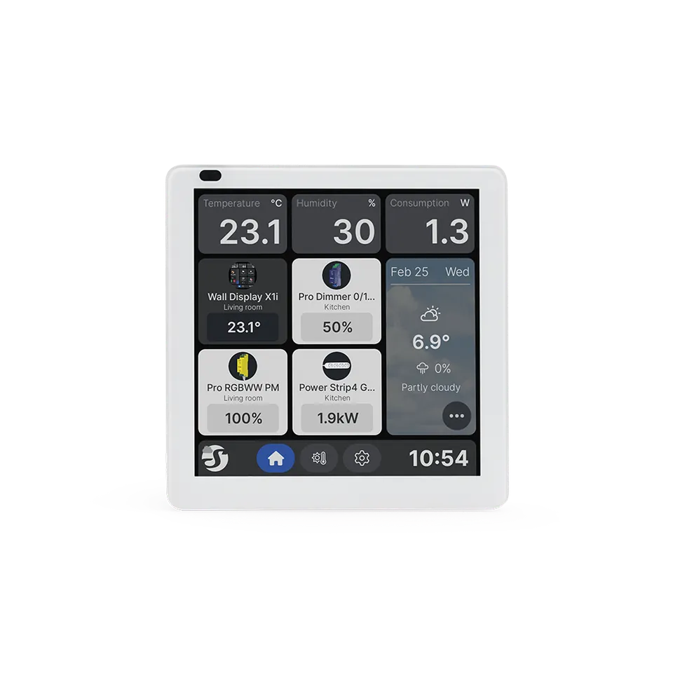 shelly-wall-display-x1i-silber-4-zoll-smart-home-touchpanel image 1