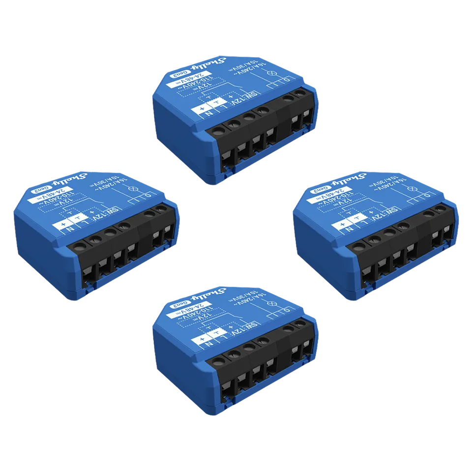 shelly-1-gen3-wlan-schaltaktor-unterputz-relais-4er-pack image 1