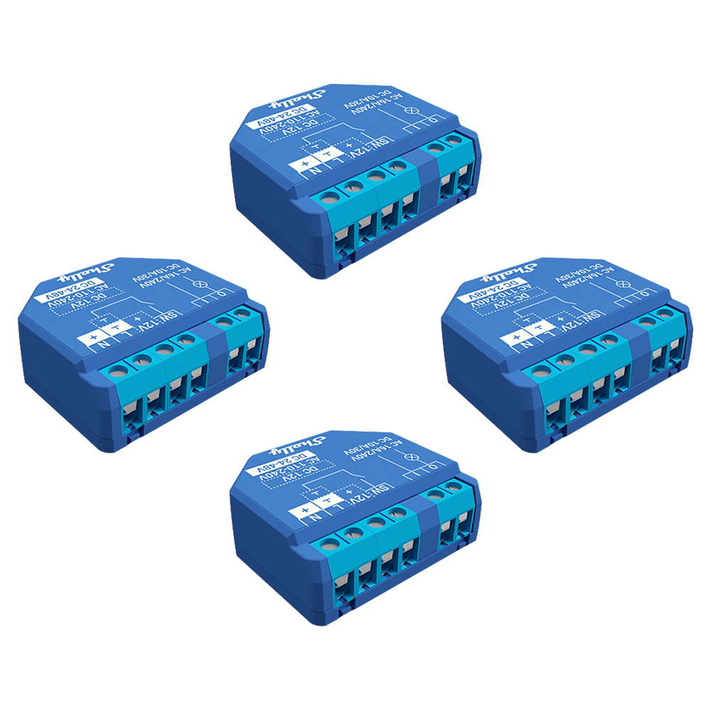 shelly-plus-1-4er-pack-wlan-bluetooth-schaltaktor-set image 1