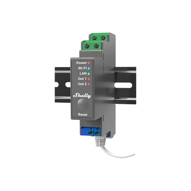 shelly-pro-2-professioneller-2-kanal-hutschienen-schalter-mit-trockenkontakten image 1
