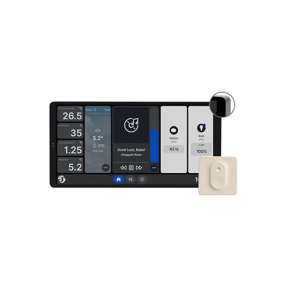 shelly-wall-display-x2-ivory-bundle-mit-blu-ht-sensor-touchpanel-set-f-r-klima-u image 1