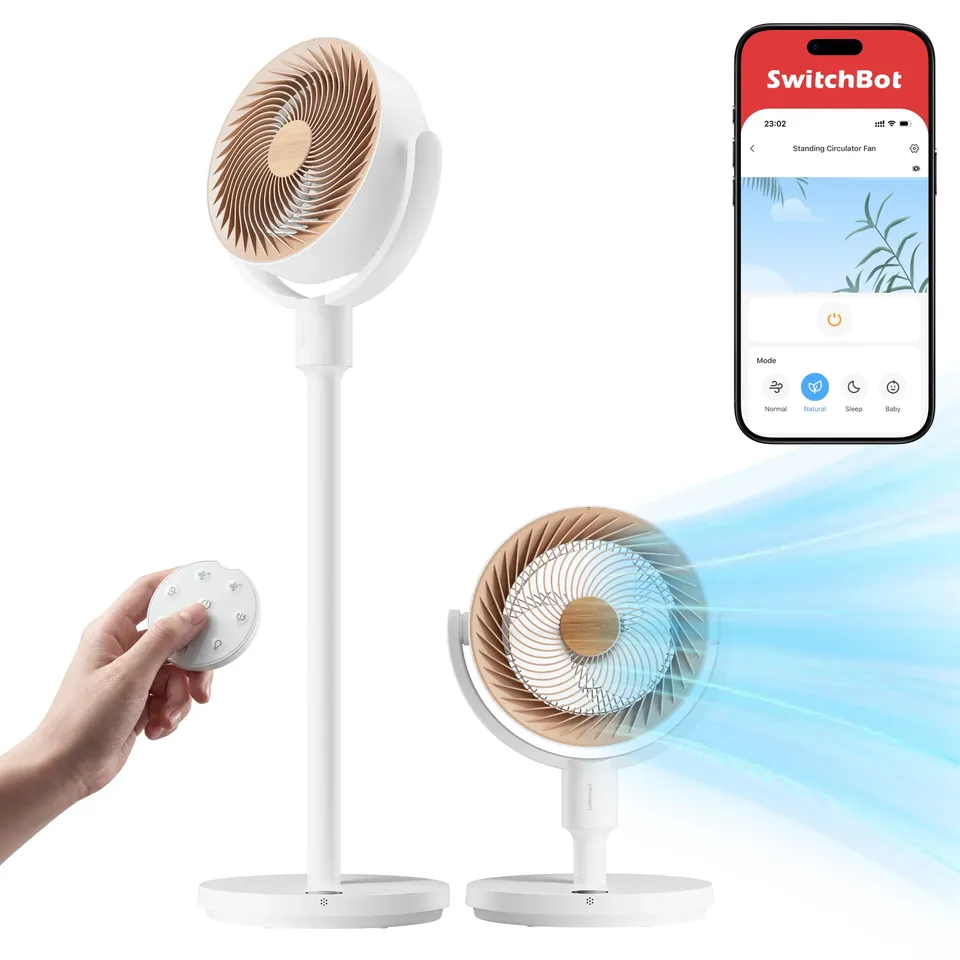 switchbot-standing-circulator-fan-stand-ventilator-mit-dc-motor-und-27-m-luftstr image 1