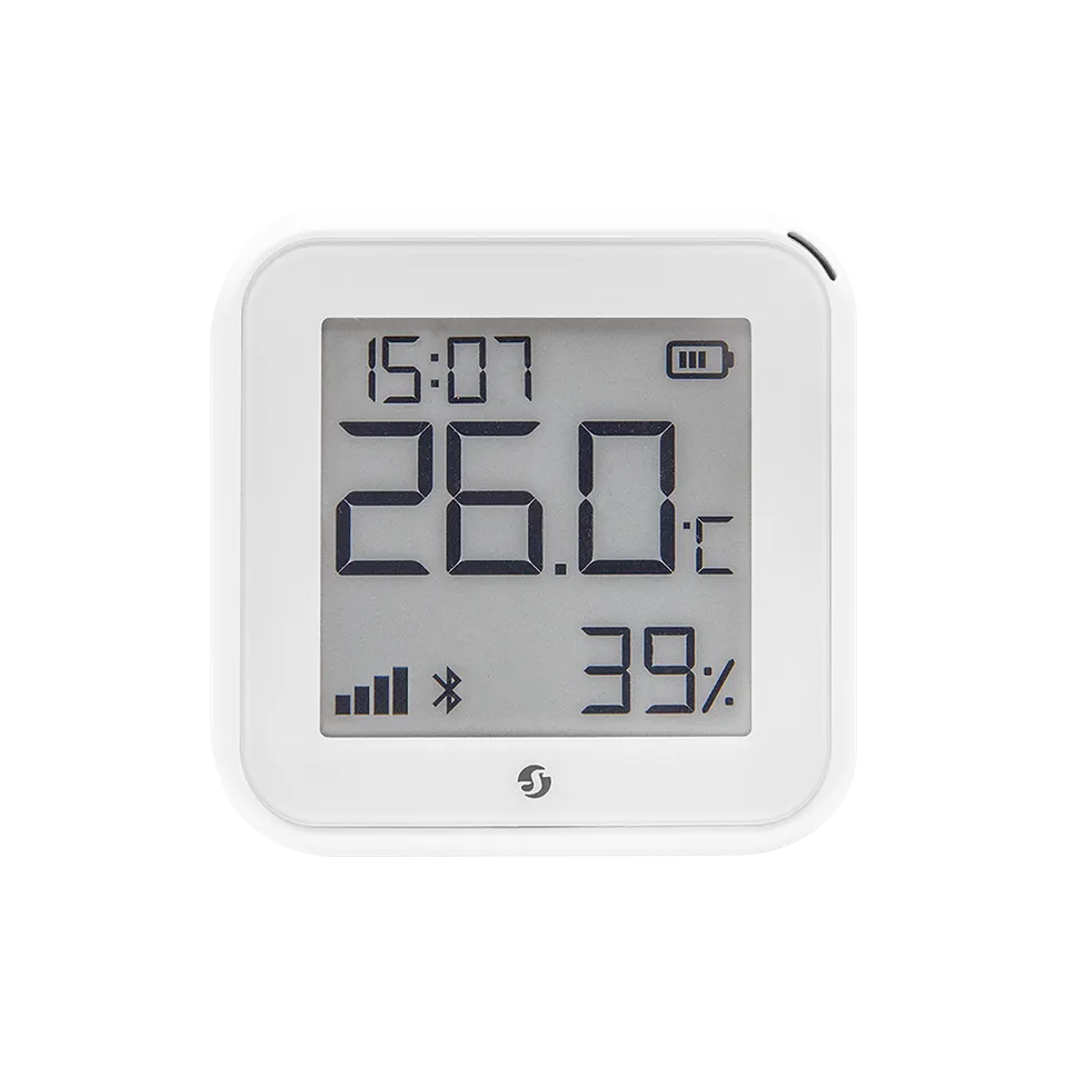 shelly-h-t-gen3-matte-white-wlan-temperatur-und-feuchtigkeitssensor-mit-e-ink-di image 1