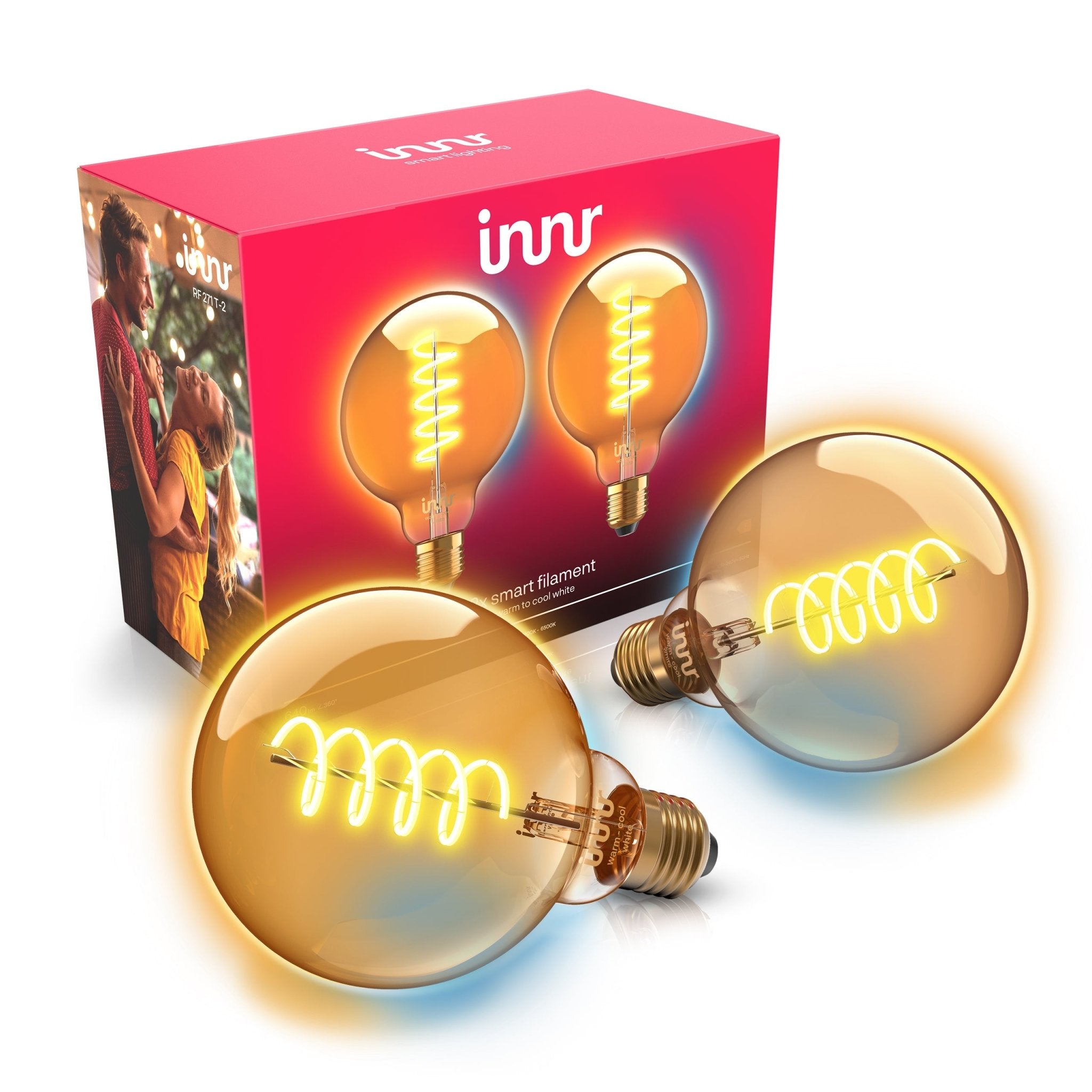 innr-smart-filament-globe-lampe-warmwei-bis-kaltwei-e27-kugel-1800k-6500k image 2