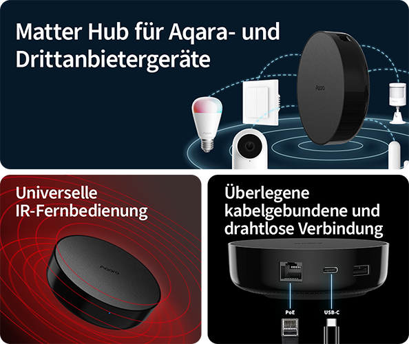aqara-hub-m200-smart-home-hub-mit-zigbee-matter-thread-border-router-ir-und-poe image 1