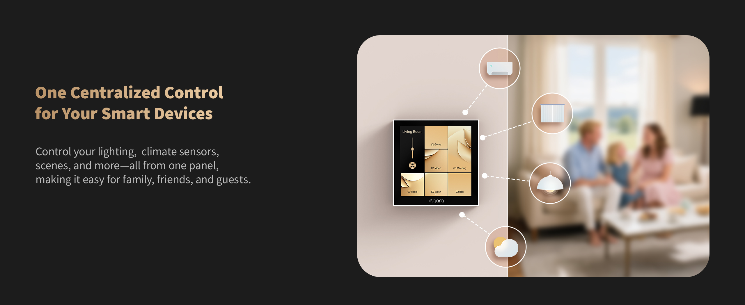 aqara-panel-switch-s100-touch-wandschalter-f-r-licht-audio-und-klima image 2