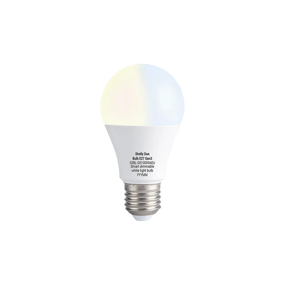 shelly-duo-bulb-e27-gen3-smarte-wlan-led-birne-dimmbar image 1
