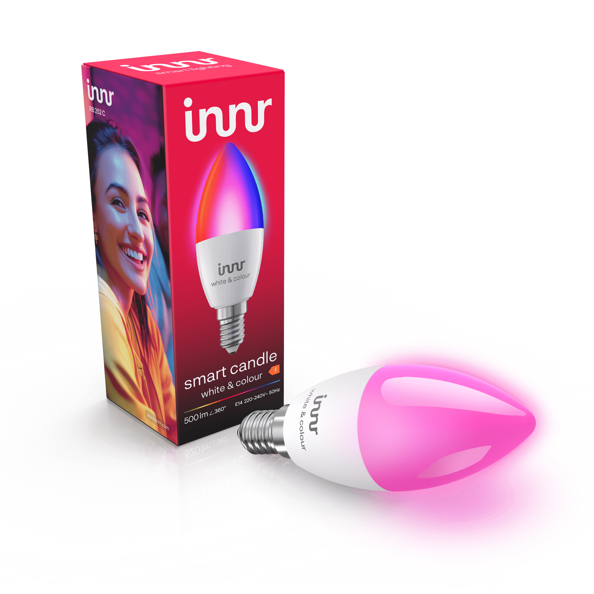 innr-smart-kerzenlampe-wei-farbe-e14-rgb image 1