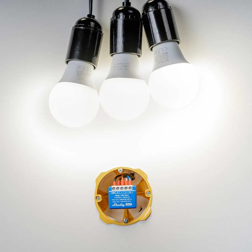 shelly-1-mini-gen4-3x-v-tac-led-4000k-set-wlan-relais-matter image 8