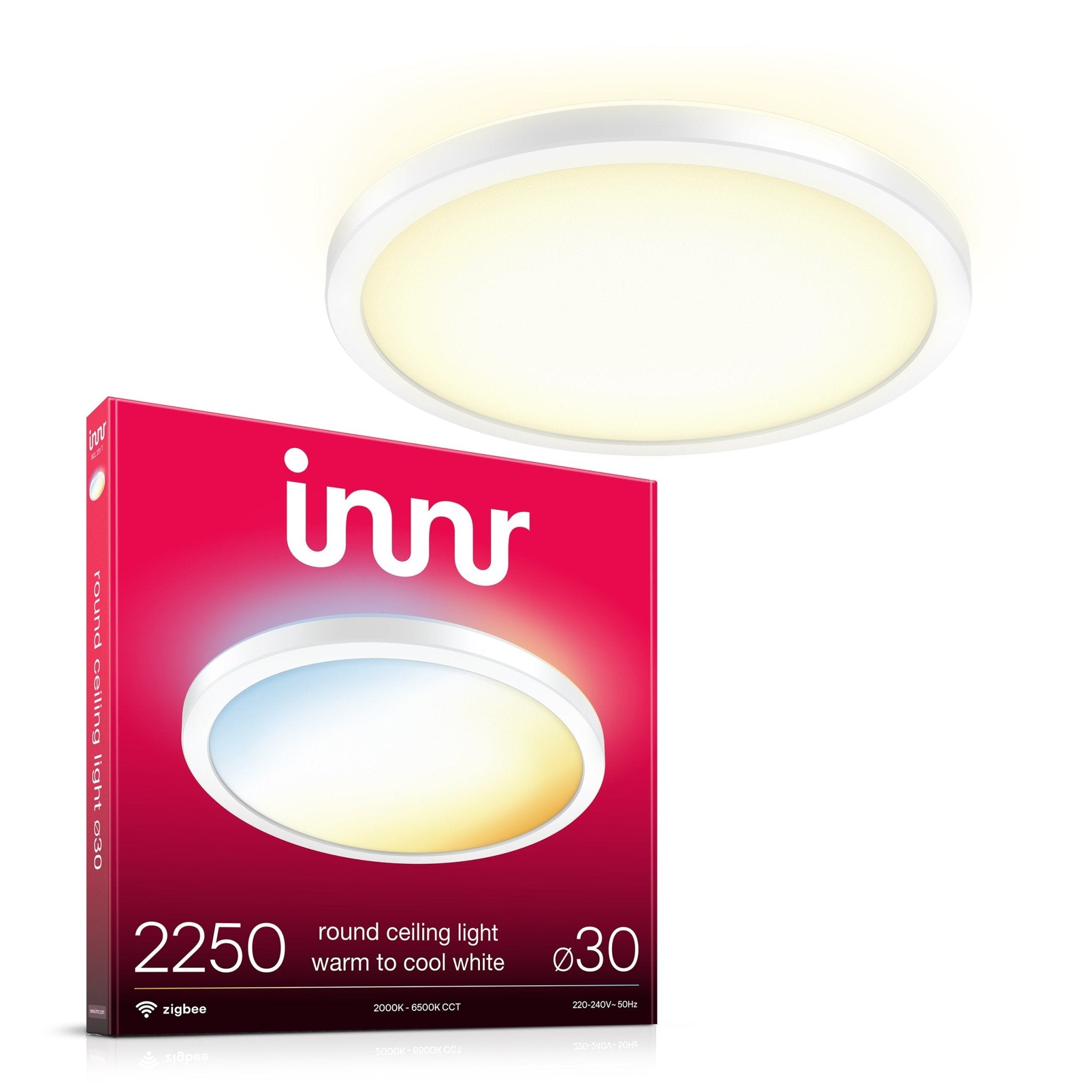 innr-deckenleuchte-30-cm-tunable-white-smarte-deckenlampe-2250-lm image 1