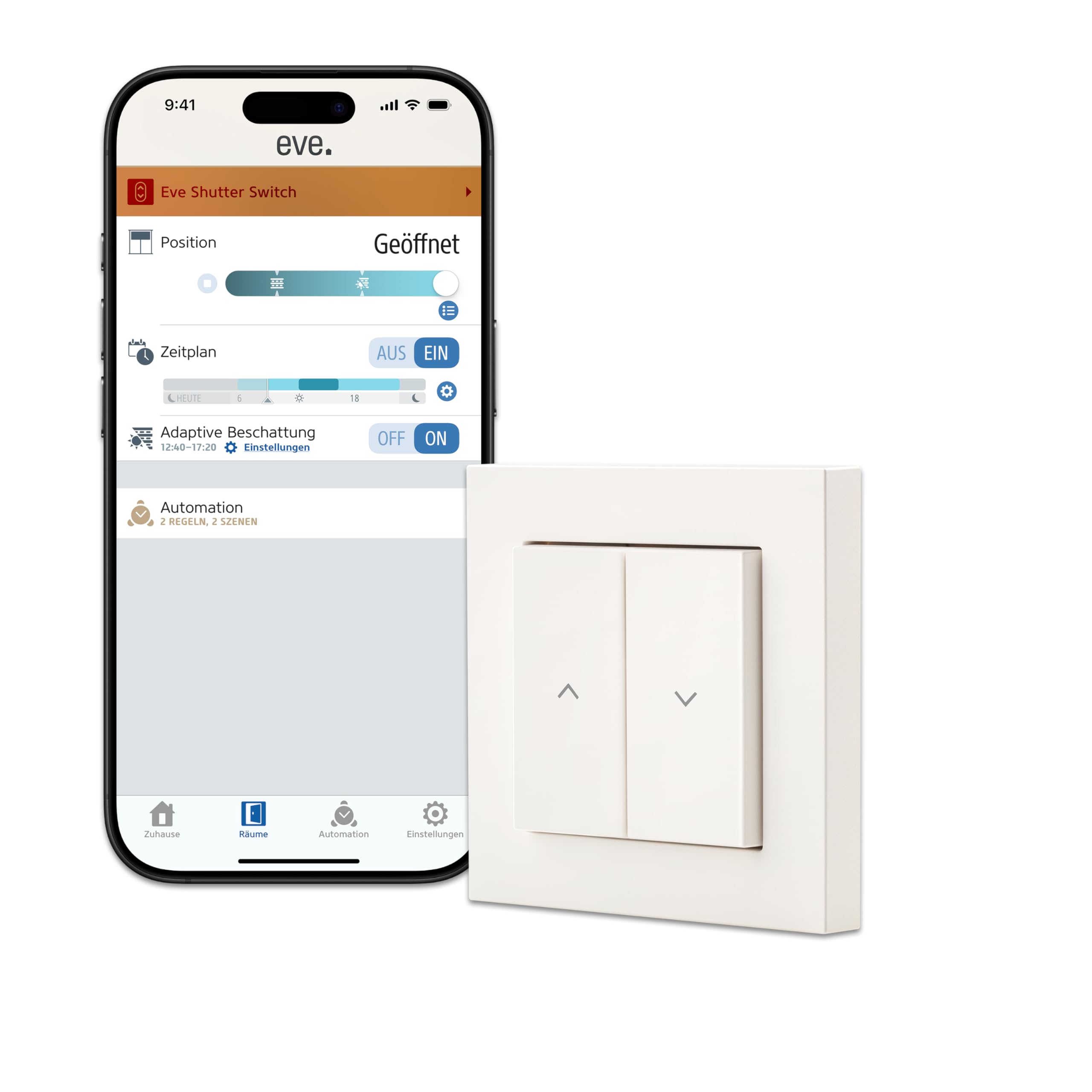 eve-shutter-switch-matter-smarte-rollladensteuerung image 1