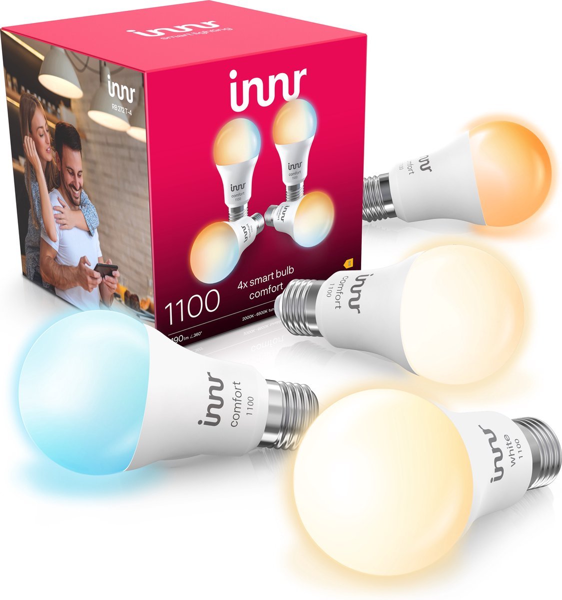 innr-smart-lampe-warmwei-bis-kaltwei-e27-1100lm image 2