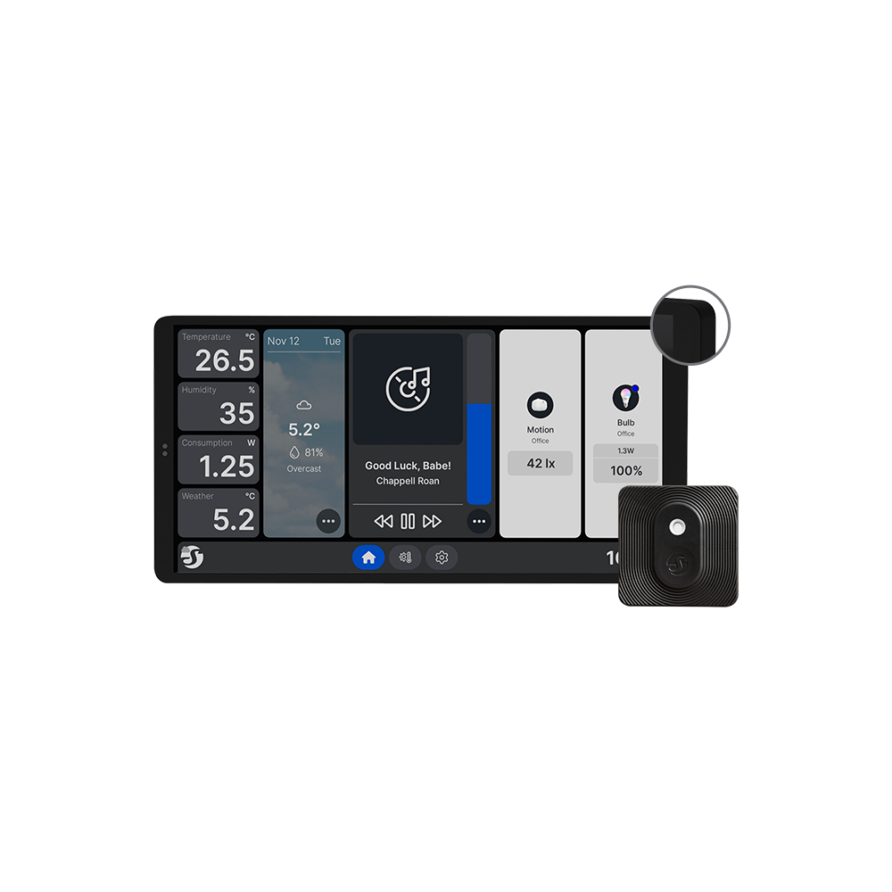 shelly-wall-display-x2-bl-blu-ht-black-smart-display-bundle-mit-klima-sensor image 1