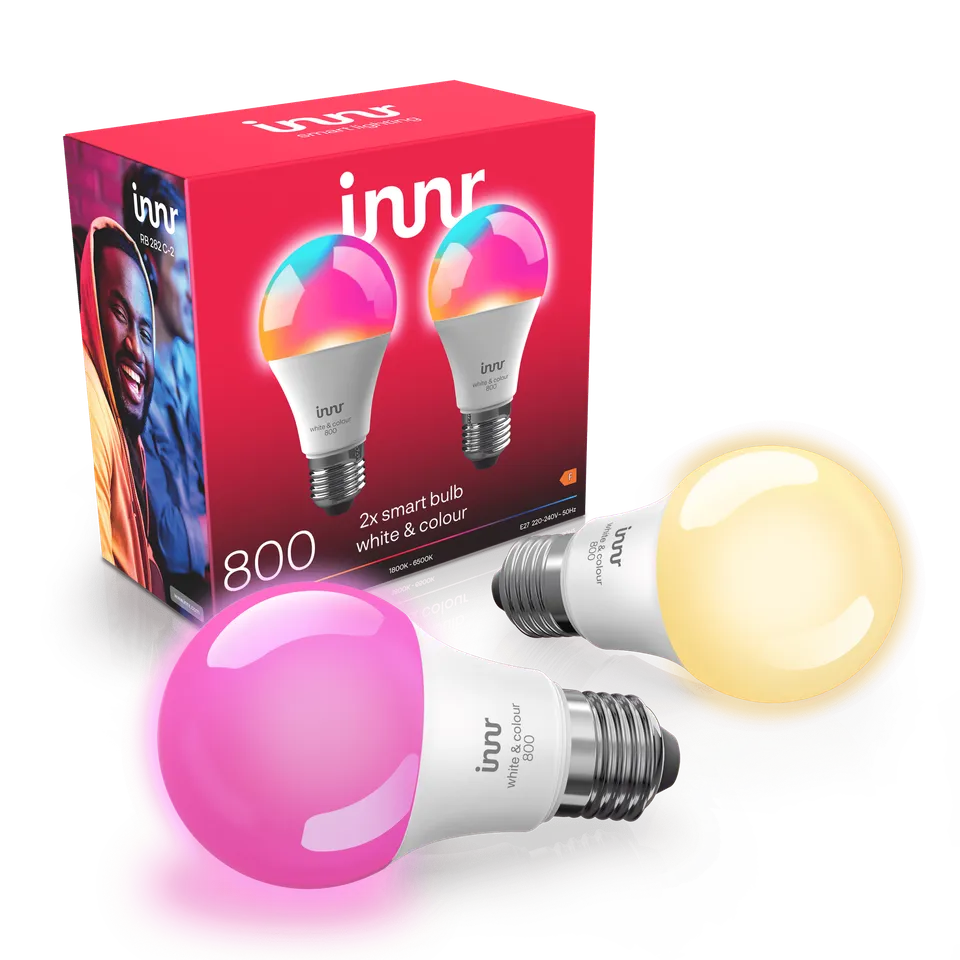innr-smart-bulb-colour-e27-800lm-2er-pack image 1