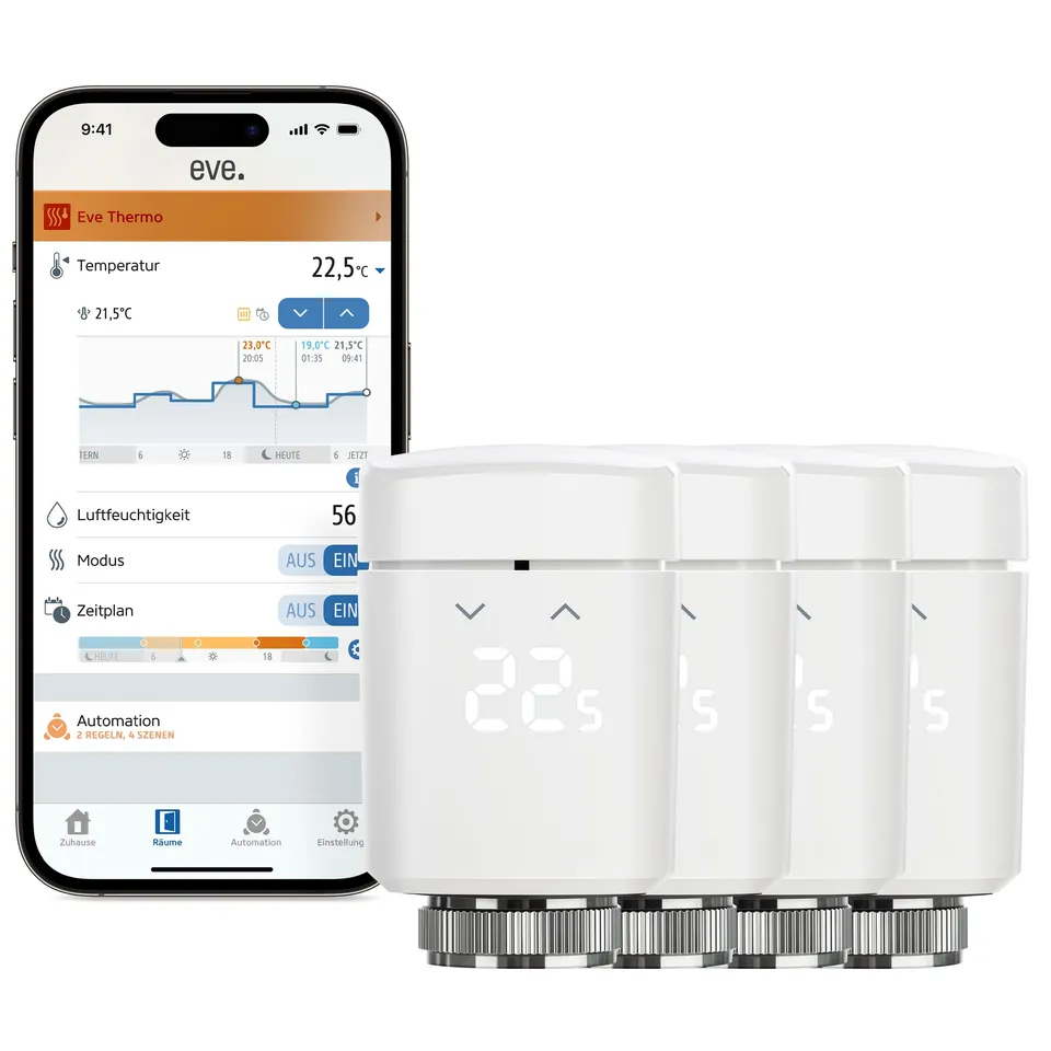 eve-thermo-matter-4er-pack-smartes-heizk-rperthermostat-mit-led-touch-display image 1