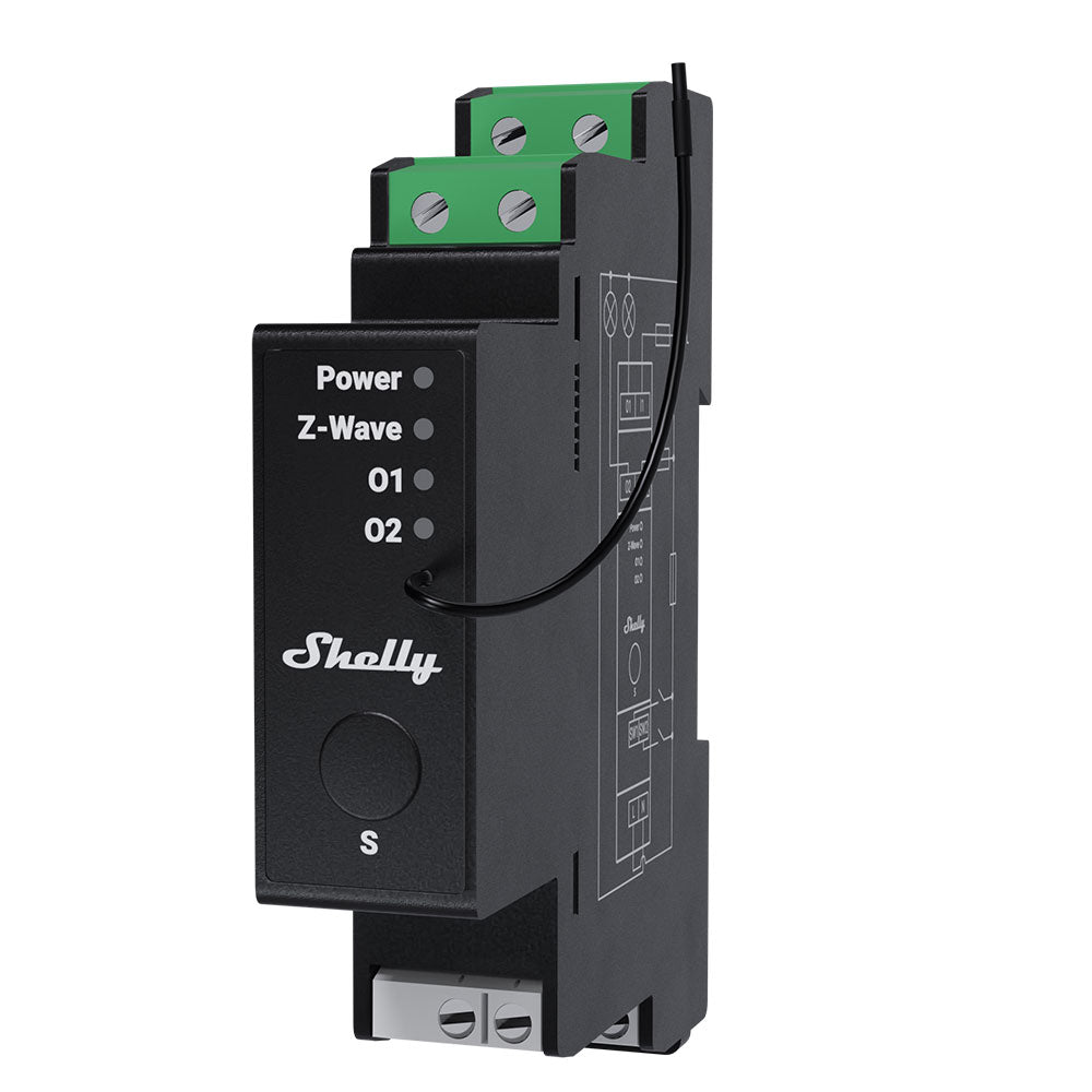 shelly-wave-pro-2pm-lr-2-fach-hutschienen-relais-mit-strommessung image 2