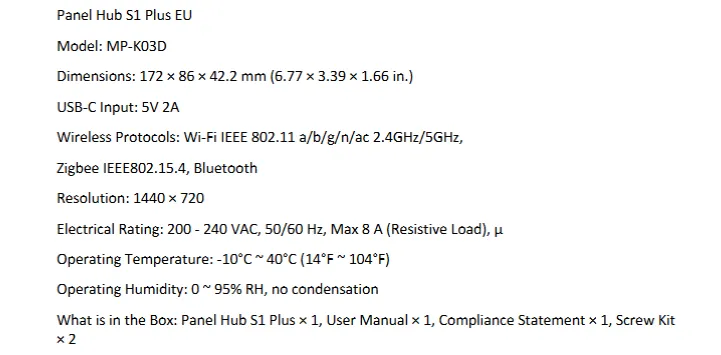 aqara-panel-hub-s1-plus-smart-home-zentrale-mit-touchpanel image 1