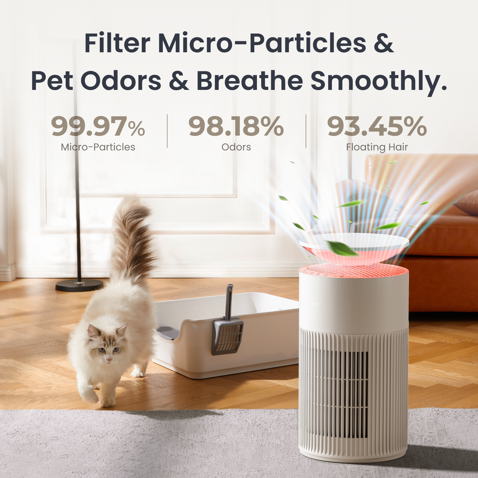 switchbot-air-purifier-luftreiniger-f-r-haustiere-mit-geruchsfilter image 5
